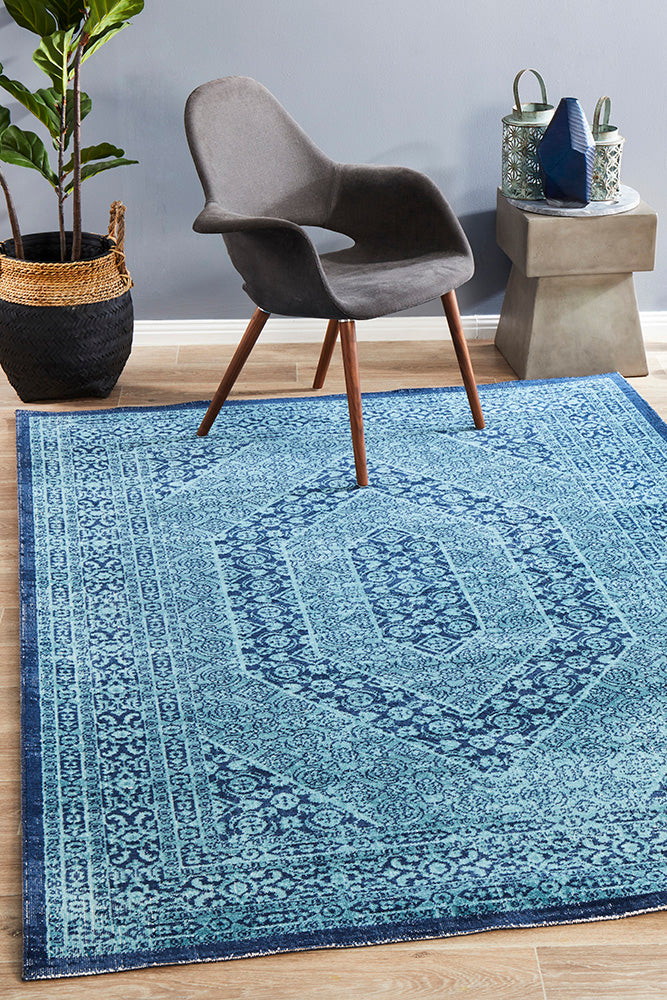 Eternal Whisper Vision Blue Rug