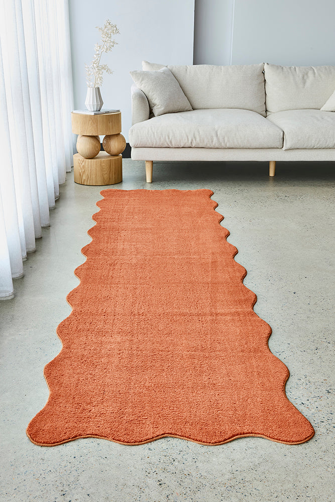Evelyn Terracotta Runner Rug