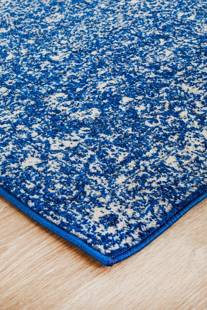 Evoke Oasis Navy Transitional Runner Rug