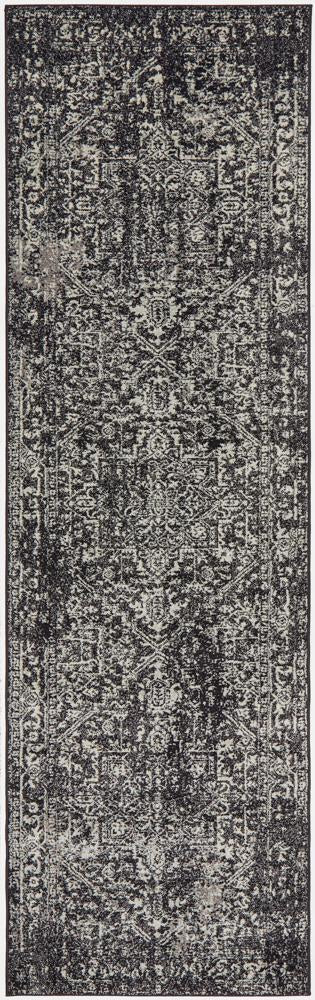 Evoke Scape Charcoal Transitional Rug