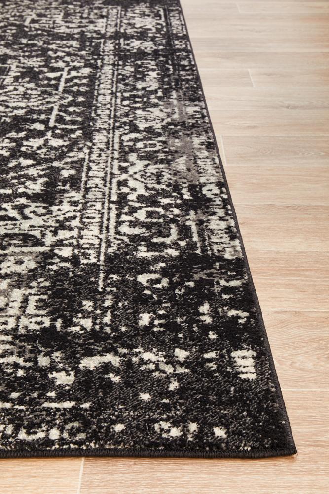 Evoke Scape Charcoal Transitional Rug