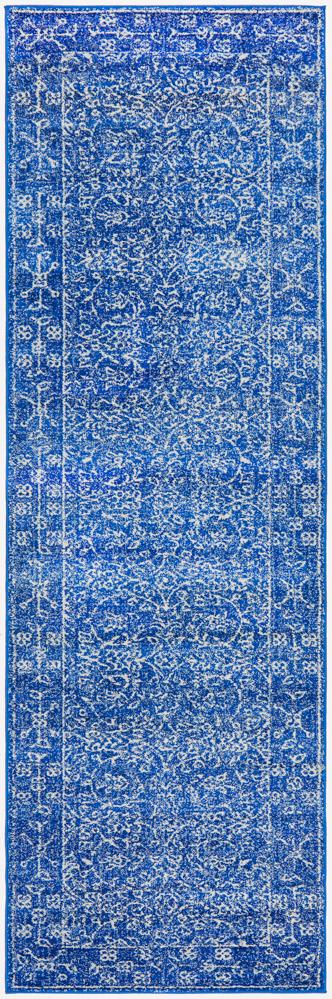 Evoke Artist Navy Transitional Runner Rug