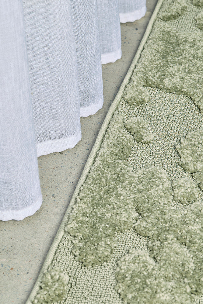Haven Nyla Green Runner Rug