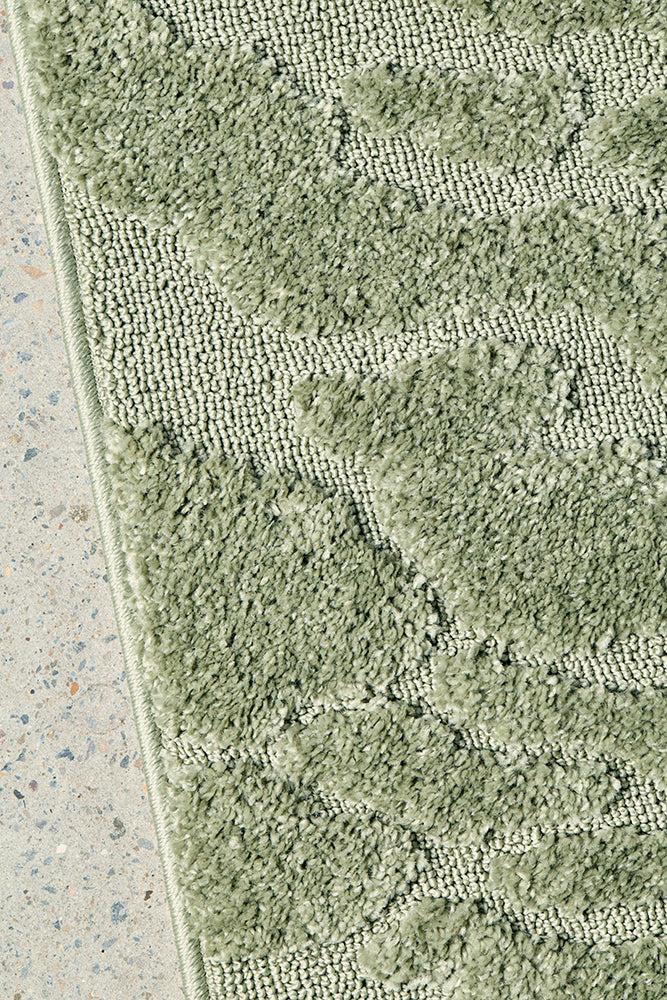 Haven Nyla Green Runner Rug