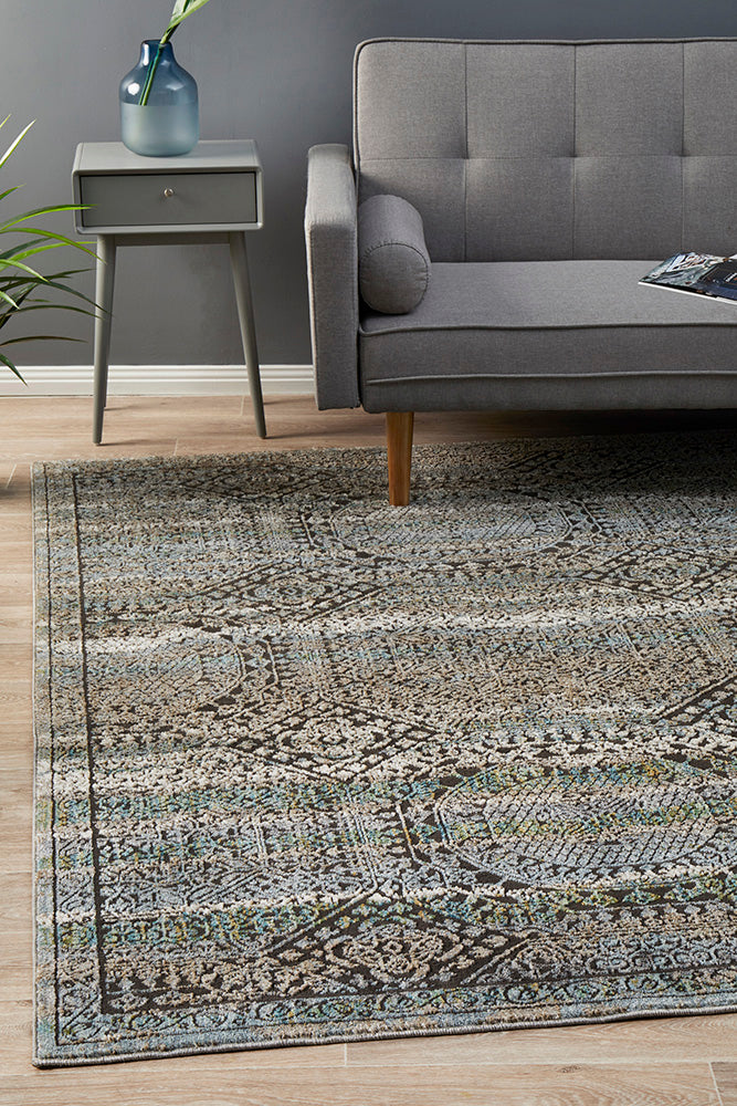 Jezebel Fluid Morrow Modern Blue Rug