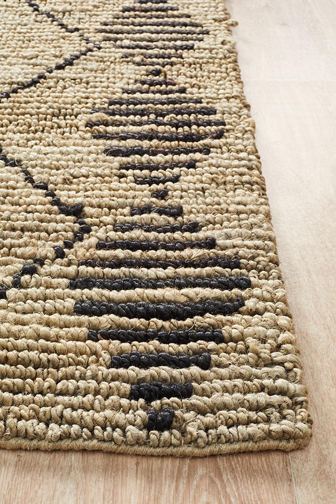 Kenya Kasa Hand Woven Tribal Jute Rug