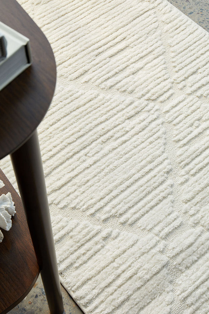 Aria White Rug