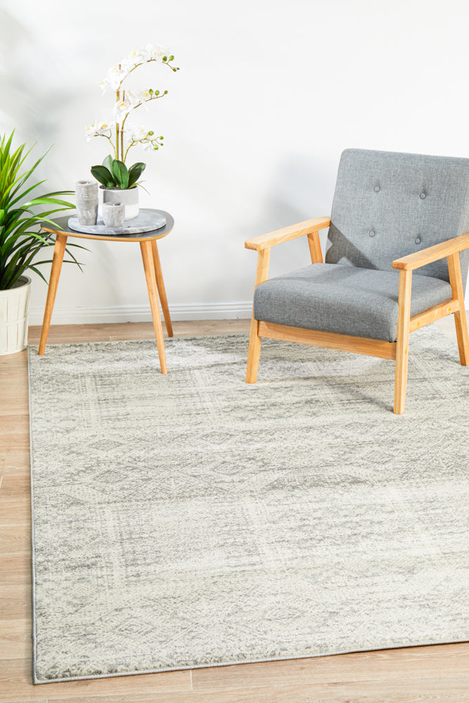 Mirage Zelda Silver Grey Rug