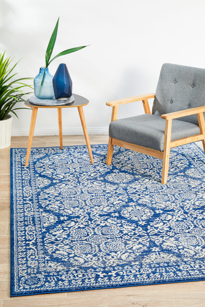 Mirage Gwyneth Stunning Transitional Navy Rug