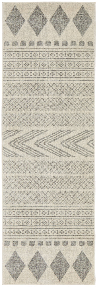 Mirage Adani  Modern Tribal Design Grey Rug