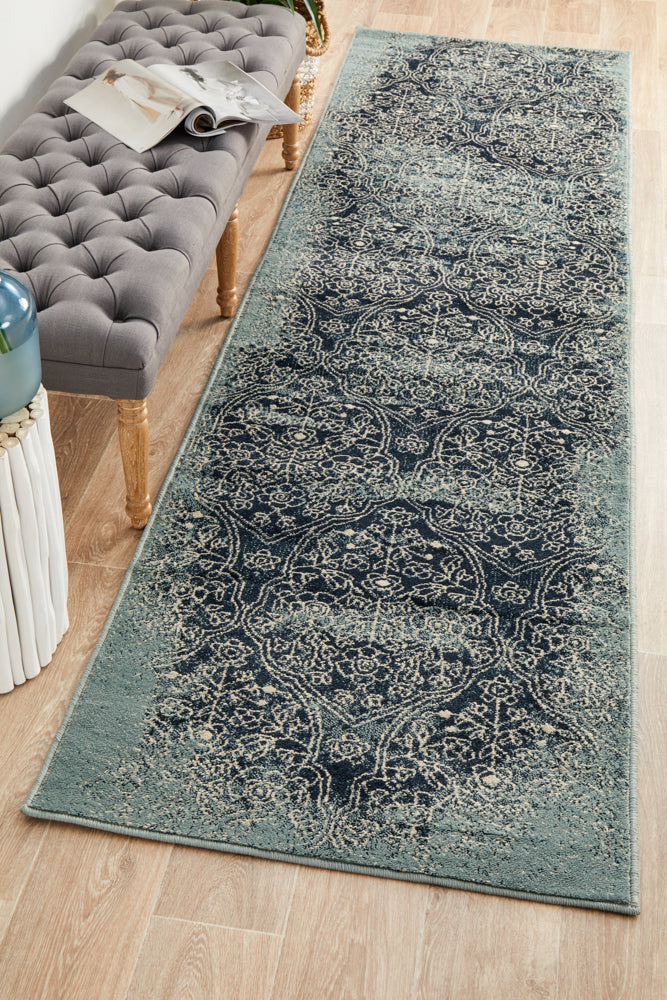 Oxford Edge Denim Runner Rug