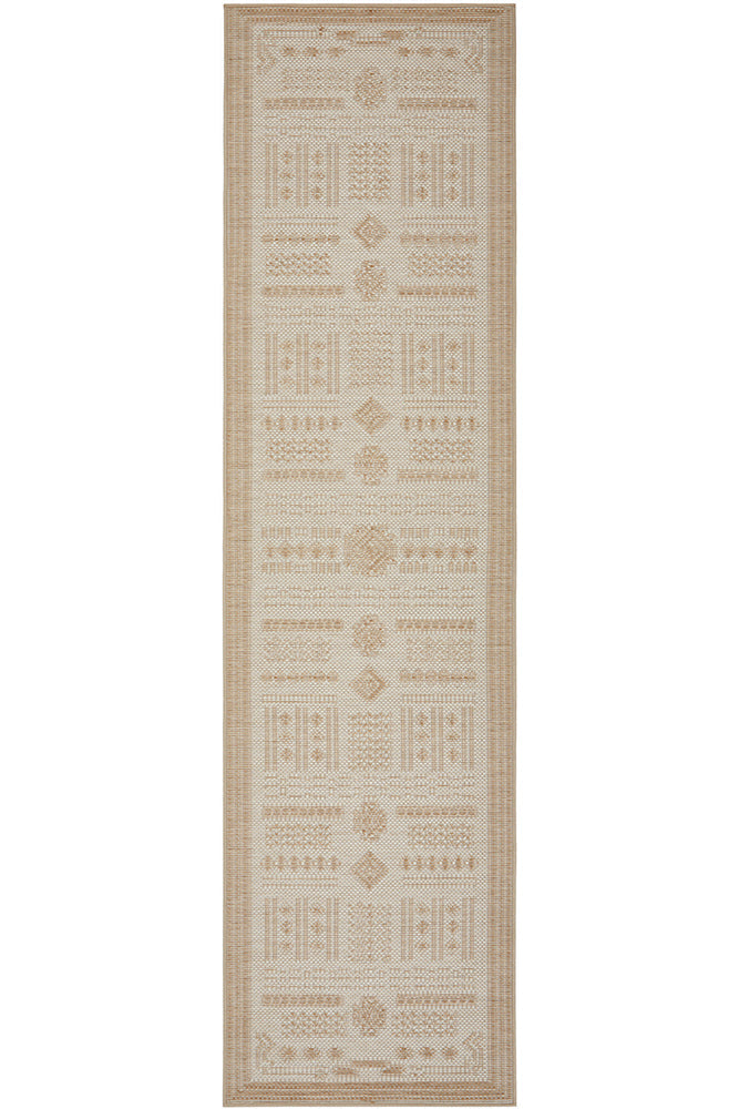 Patio Ziggy Natural Runner Rug