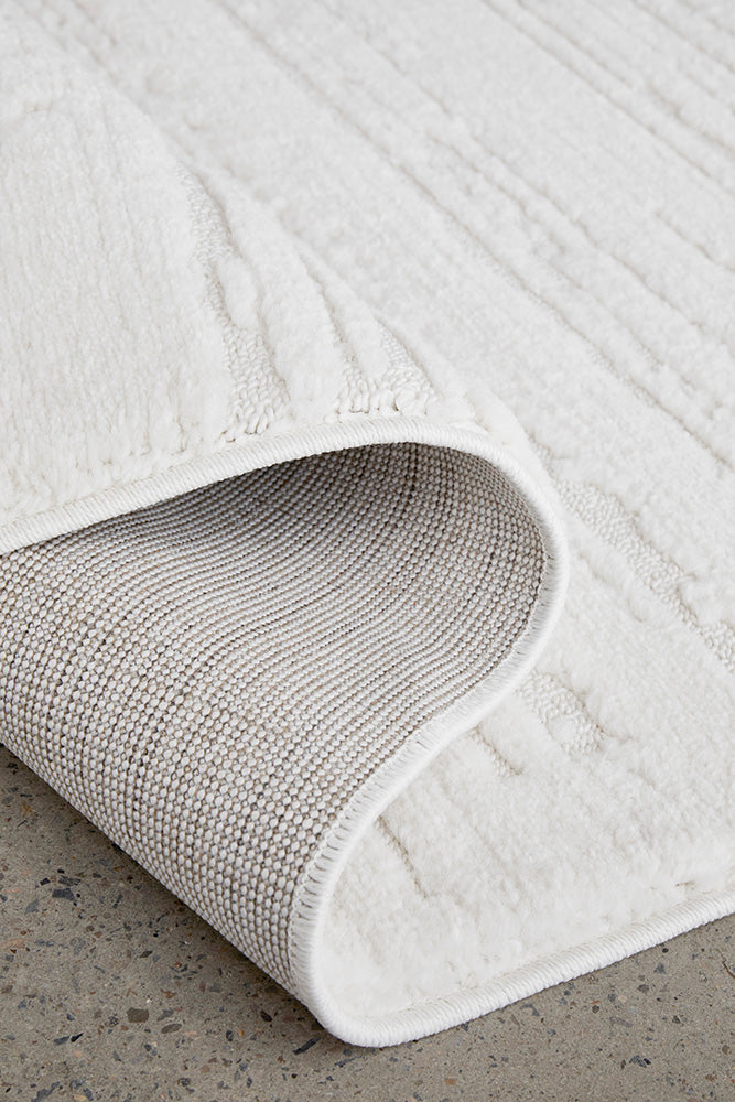 Serenade Ezra White Runner Rug