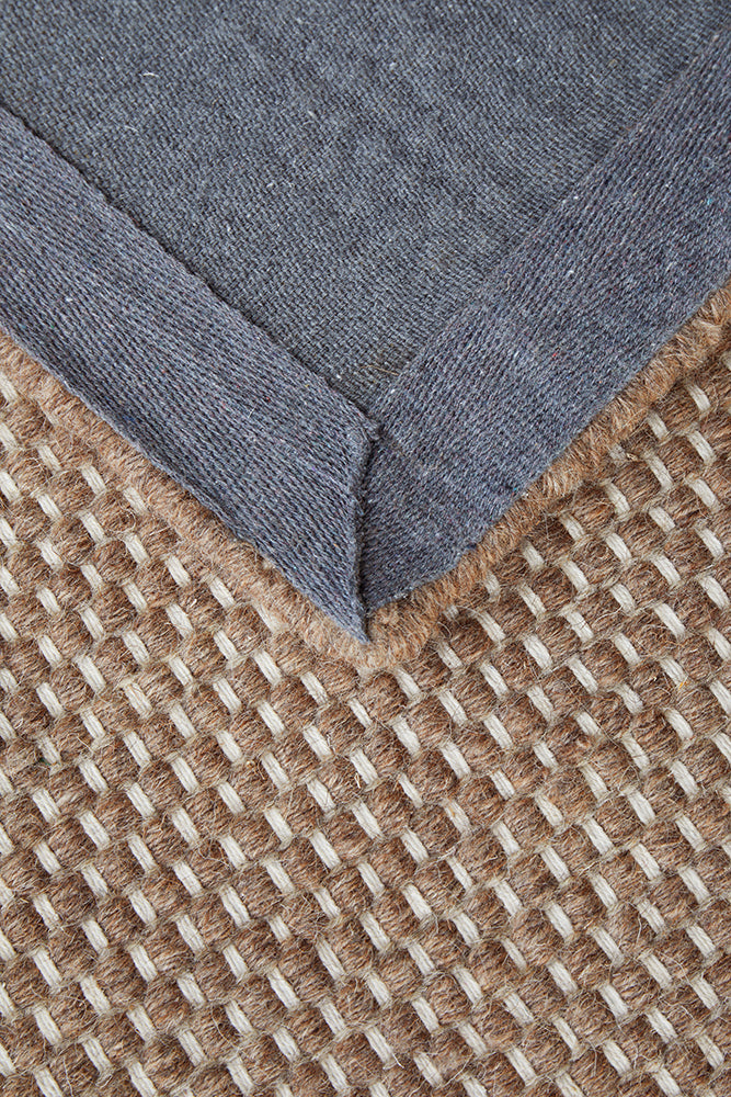 Steph And Gian Bark Walnut Runner Rug