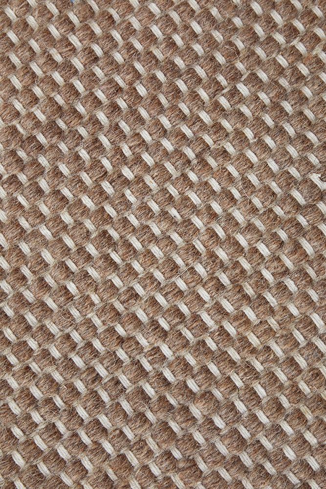 Steph And Gian Bark Walnut Runner Rug