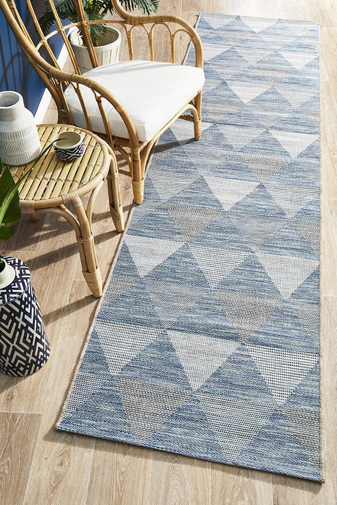 Rug Culture Terrace 5503 Blue Runner Rug