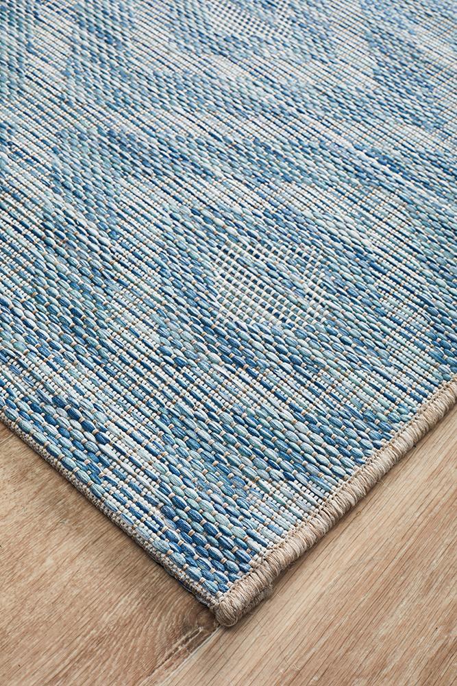 Rug Culture Terrace 5504 Blue Runner Rug