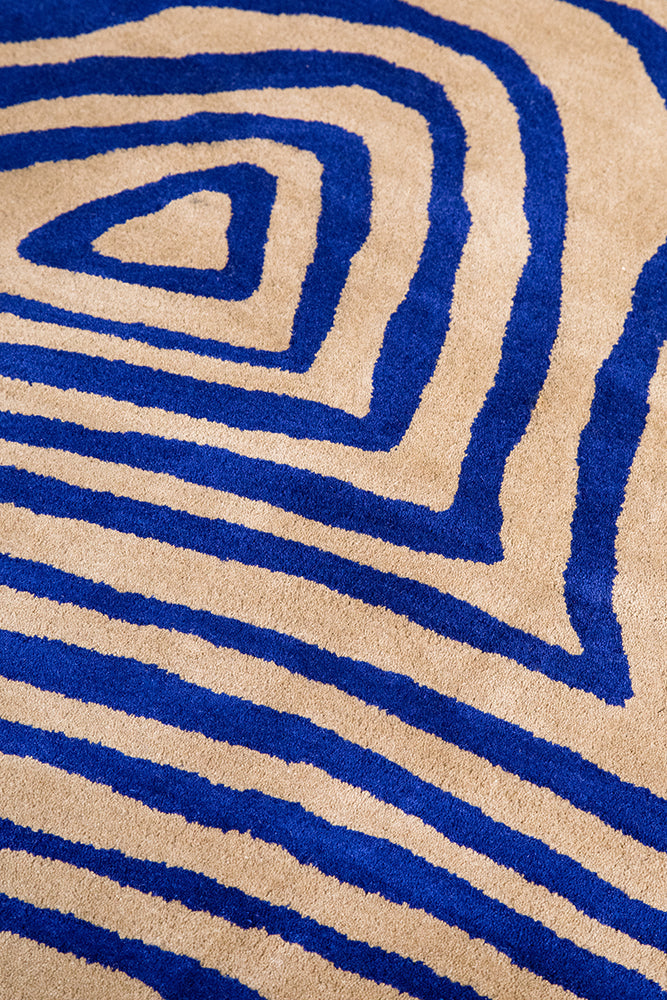 Brink & Campman Decor Groove Electric Blue 097708 Rug