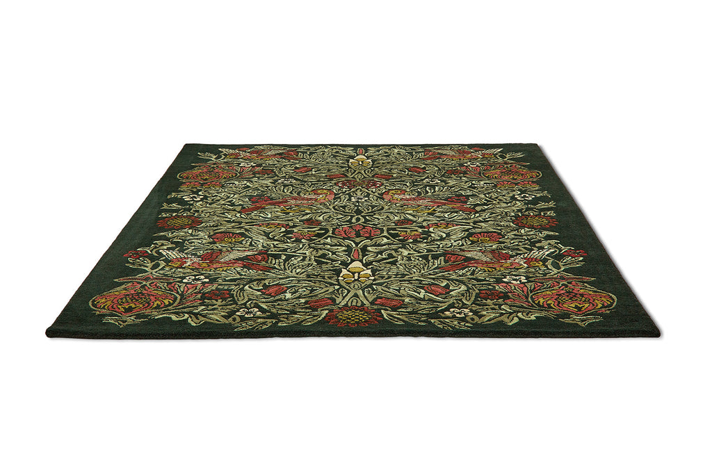 Morris & Co Bird Tump Green 128307 Rug