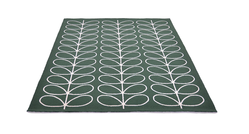 Orla Kiely Linear Stem Jade Outdoor Rug 460507