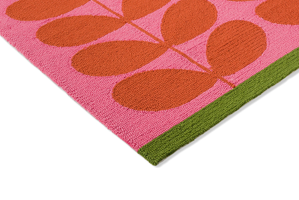 Orla Kiely Solid Stem Paprika 463601 Outdoor Rug