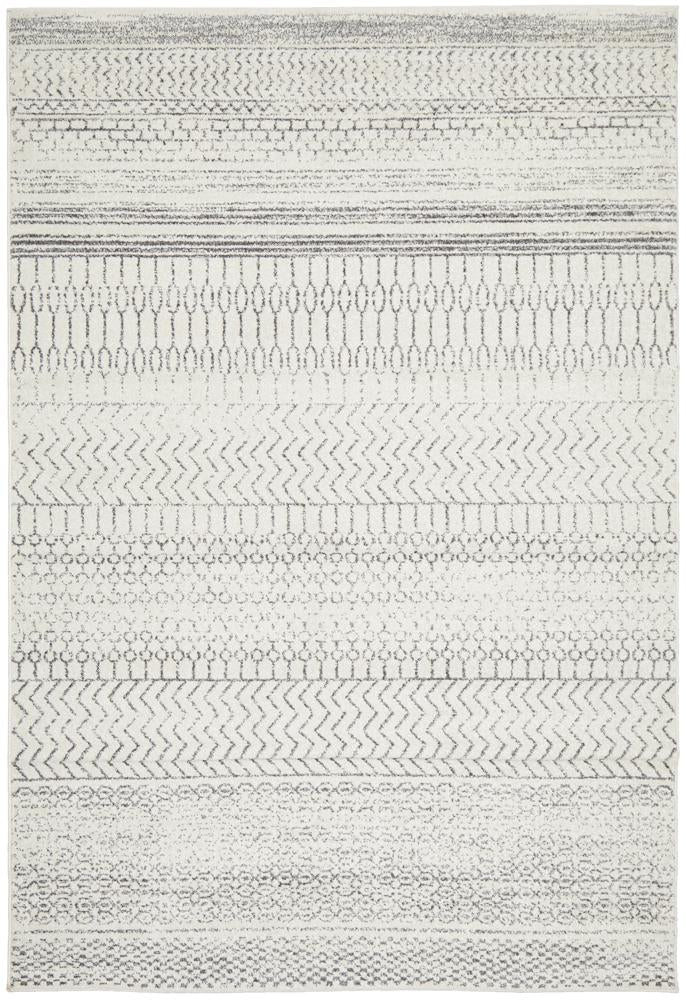 Chrome Harper Silver Rug