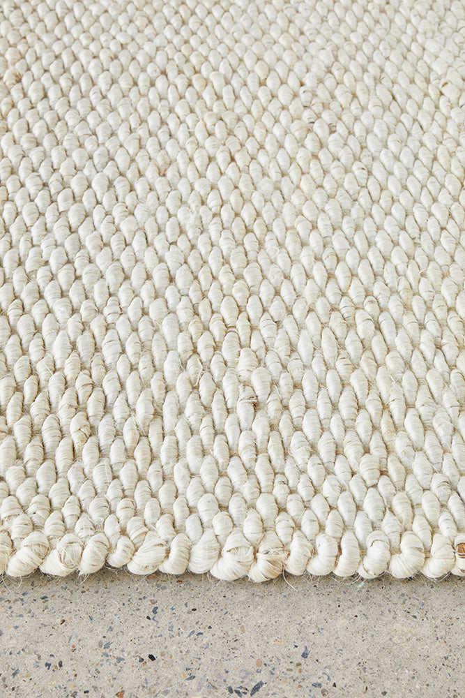 Hive White Rug