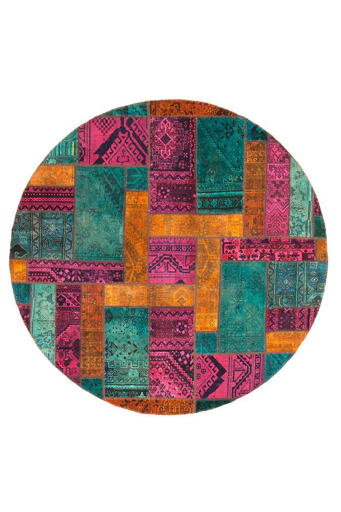Persian Hand Knotted Patchwork - IR13104