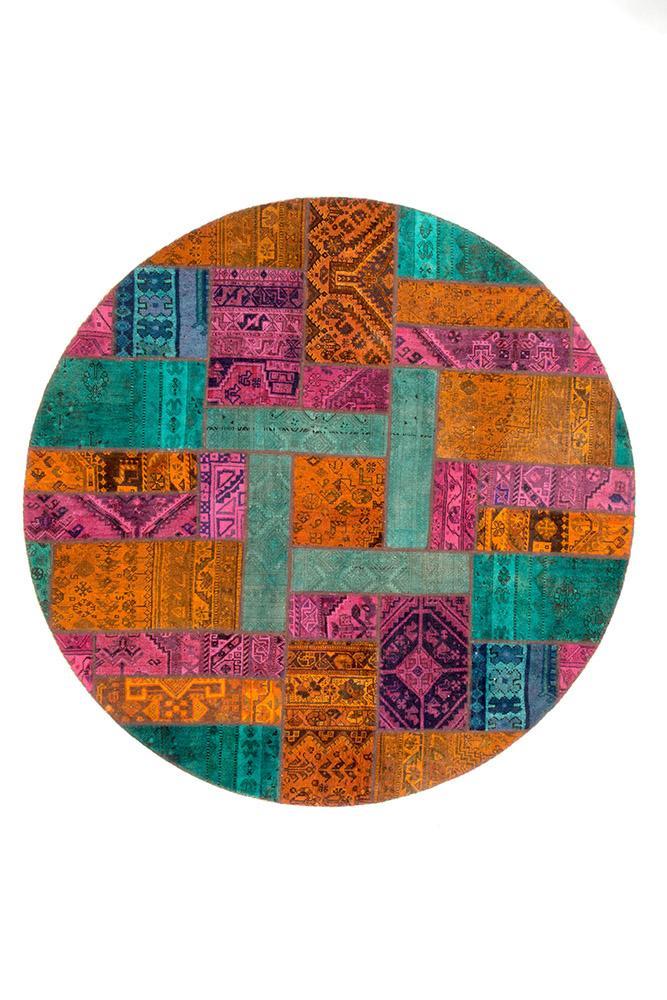 Persian Hand Knotted Patchwork - IR13106