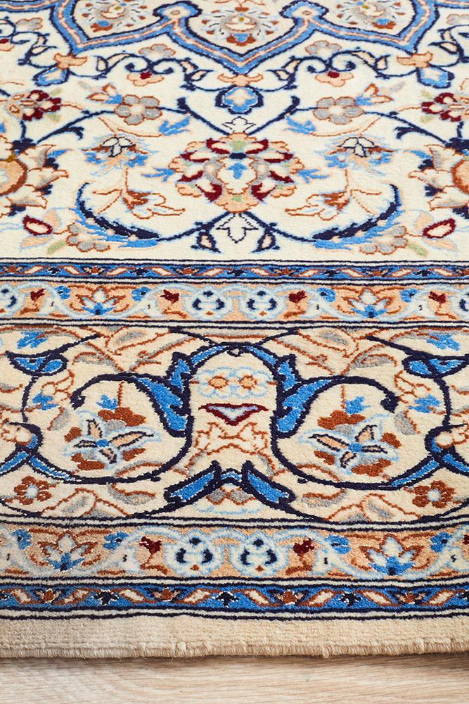 Hand Knotted Persian Naein - IR141