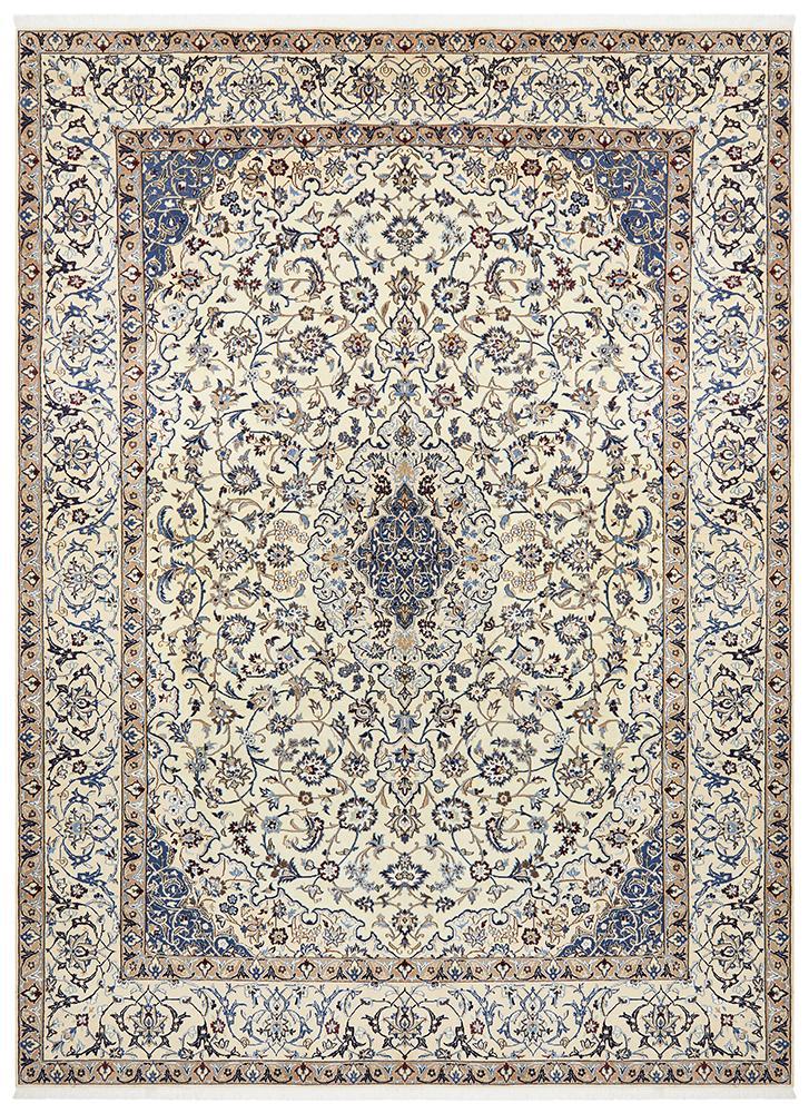 Hand Knotted Persian Naein - IR1524