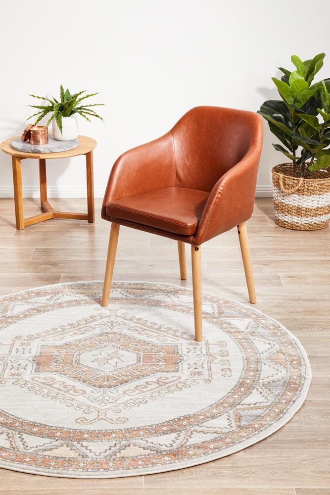 Mayfair Caitlen Natural Round Rug