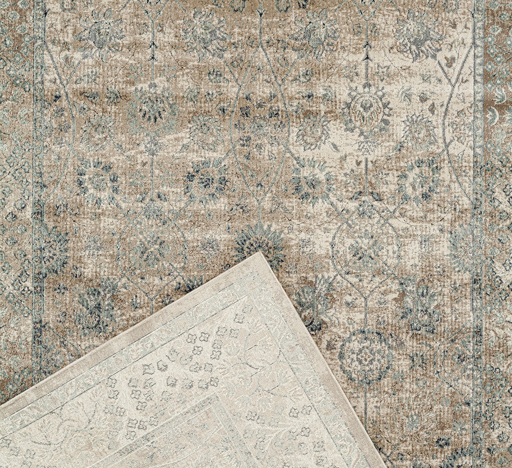 Providence Esquire Vine Traditional Cream Rug