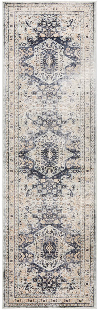 Providence Esquire Brushed Traditional Blue Rug