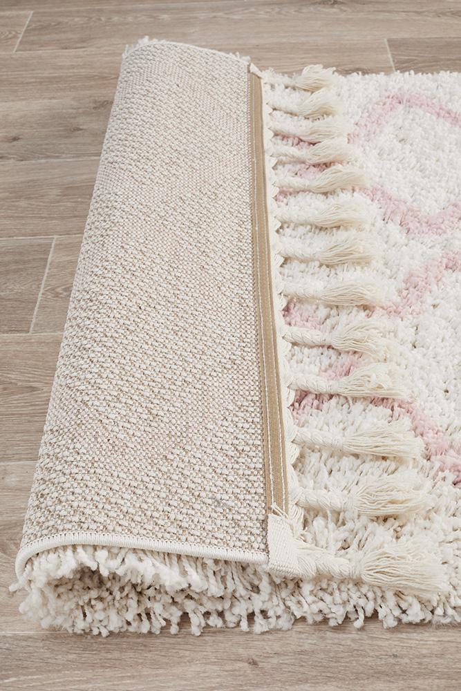 Saffron 11 Pink Runner Rug