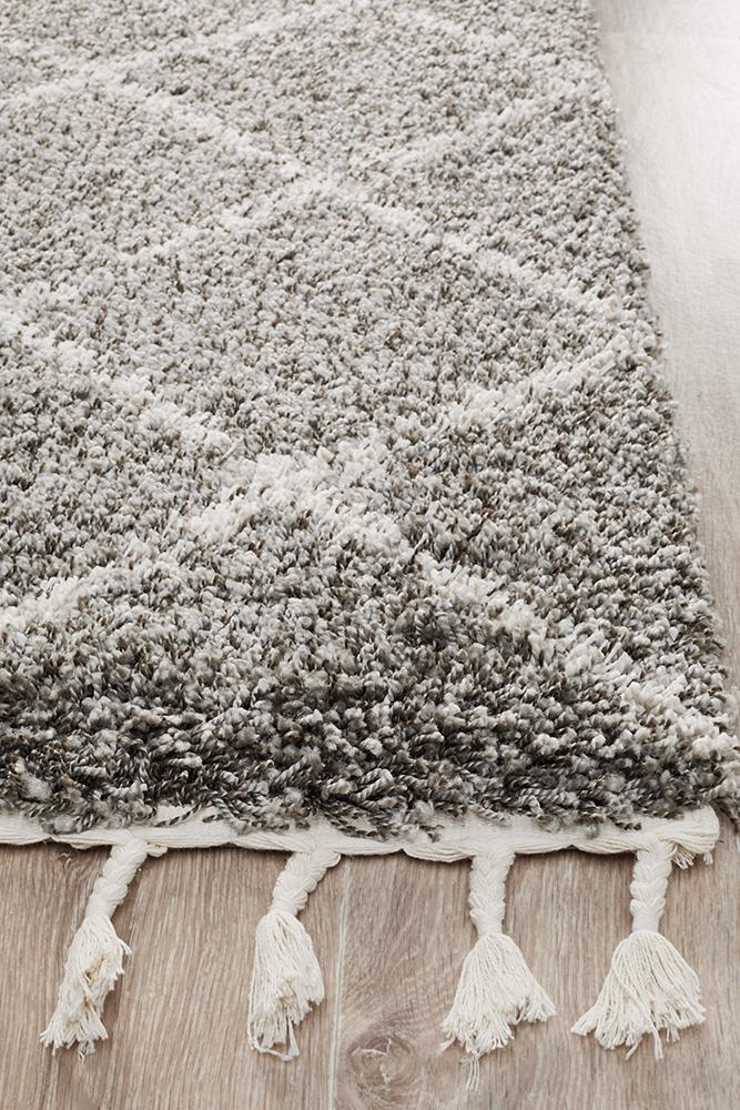 Saffron 22 Grey Runner Rug