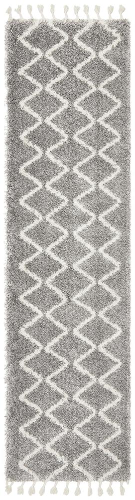 Saffron 22 Silver Runner Rug