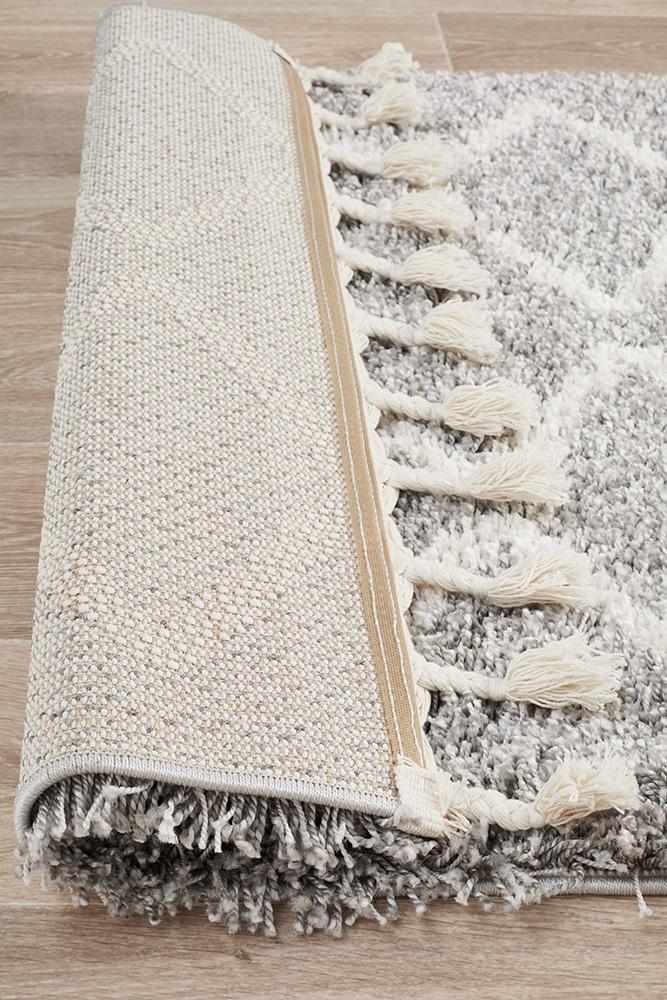 Saffron 22 Silver Runner Rug