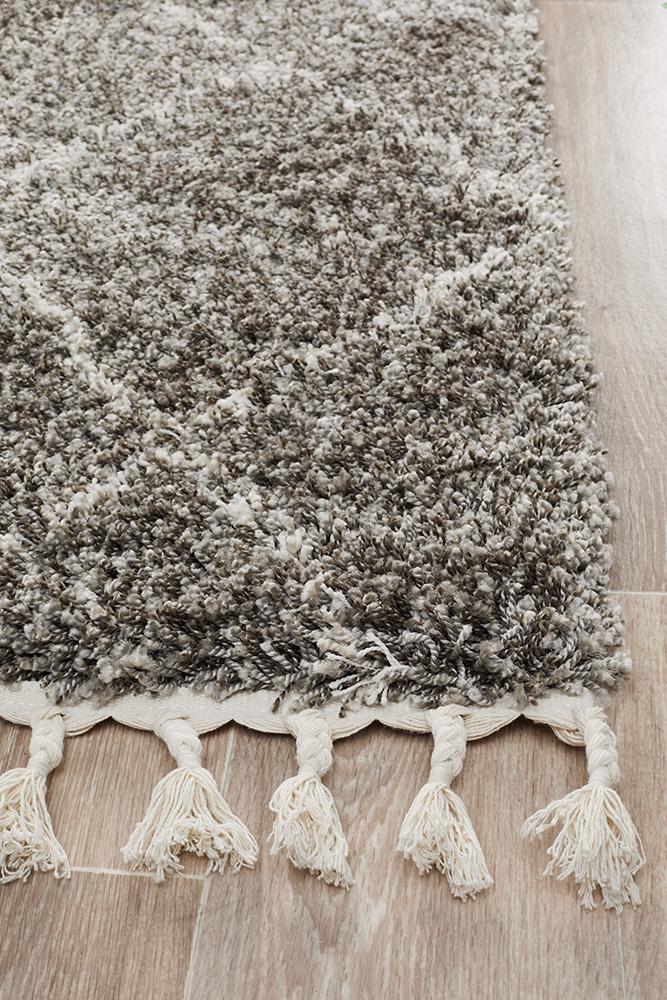 Saffron 44 Grey Runner Rug